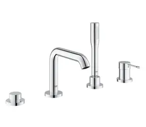 Grohe Essence - Wannenarmatur mit 4-Loch-Montage, Chrom 