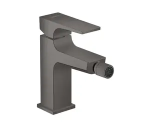 Hansgrohe Metropol - Bidetarmatur mit Push-Open-Auslauf, gebürstetes Schwarzchrom 