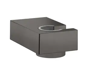 Hansgrohe Halter - Wandduschhalterung Porter E, gebürstetes Schwarzchrom 