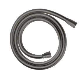 Hansgrohe Schlauch - Duschschlauch 125 cm | gebürstetes Schwarzchrom 