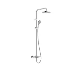 Hansgrohe Vernis Blend - Duschset Showerpipe 200 mit Thermostat | EcoSmart | Chrom 