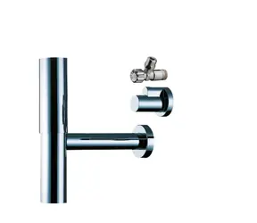 Hansgrohe Siphons - Design-Siphon Flowstar mit Eckventilen, verchromt 