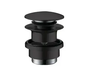 Hansgrohe Ablaufgarnituren - Push-Open-Ablaufgarnitur, mattschwarz 
