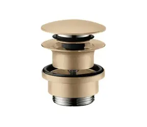 Hansgrohe Ablaufgarnituren - Push-Open-Ablaufgarnitur, gebürstetes Bronze 