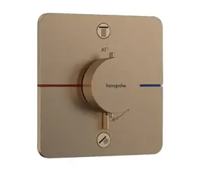 Hansgrohe ShowerSelect Comfort - Thermostatarmatur für Unterputzmontage | für 2 Armaturen | gebürstetes Bronze 