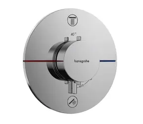 Hansgrohe ShowerSelect Comfort - Thermostatarmatur für Unterputzmontage | für 2 Geräte | Chrom 