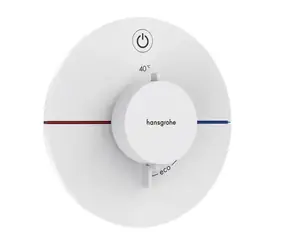 Hansgrohe ShowerSelect Comfort - Thermostatarmatur für Unterputzmontage, mattweiß 