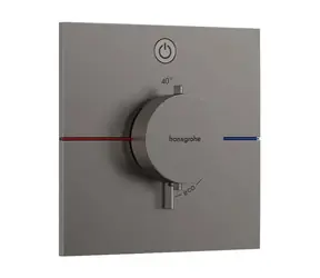 Hansgrohe ShowerSelect Comfort - Thermostatarmatur für Unterputzmontage, gebürstetes Schwarzchrom 