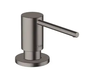 Hansgrohe Zubehör - Waschmittelspender A41 | 500 ml | gebürstetes Schwarzchrom 