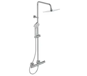 Ideal Standard CeraTherm - Duschset T100 mit Thermostat | 20 cm | 3 Düsen | Chrom 