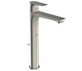 Ideal Standard Connect Air - Schlanke Waschtischarmatur mit Ablaufgarnitur | Silver Storm 
