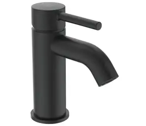 Ideal Standard CeraLine - Waschtischarmatur mit Click-Clack-Auslauf | Schwarz