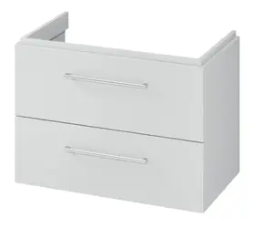 kielle Arkas I - Waschbeckenunterschrank 79x44x57 cm | 2 Schubladen | grau