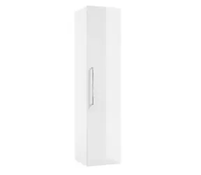 Kielle Vega - Hochschrank | 140 x 33 x 33 cm | Hochglanzweiß