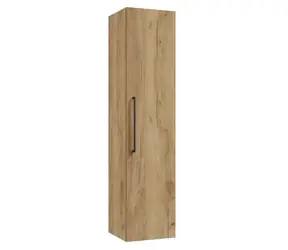 Kielle Vega - Hoher Wandschrank | 140 x 33 x 33 cm | Goldene Eiche