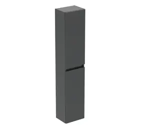 Ideal Standard Eurovit+ - Hochschrank | 150 x 30 x 24 cm | 2 Türen | Scharniere links/rechts | Hochglanzgrau