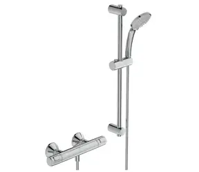 Ideal Standard CeraTherm - Duschset T25 mit Thermostat | 3 Düsen | Chrom