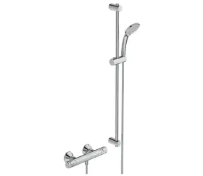 Ideal Standard CeraTherm - Duschset T25 mit Thermostat | 3 Düsen | Chrom
