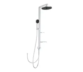 Ideal Standard ALU+ - Duschset ohne Armatur | Durchmesser 26 cm | 2 Düsen | Silber