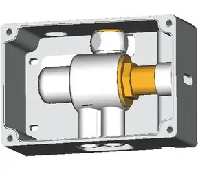 Ideal Standard CeraPlus - Thermostatische Anschlussbox für Temperaturmischung (universell einsetzbar)