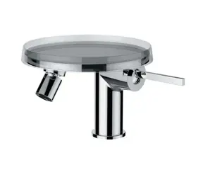 Laufen Kartell - Disc-Bidetmischer | mit Ausguss | Chrom 