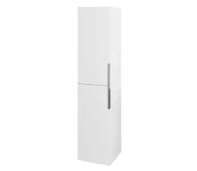 kielle Idolio - Hochschrank 155 x 35 x 35 cm | Hochglanzweiß