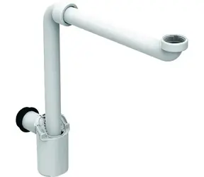 Geberit - Energiesparender Waschtischsiphon, Durchmesser 40 mm, weiß