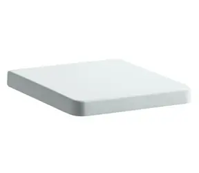 Laufen - Sitz mit Deckel, 468 x 368 mm, mit Absenkmechanismus, antibakterieller Behandlung, weiß