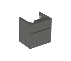 Geberit - Waschtischunterschrank, 58 x 47 x 62 cm, 2 Schubladen, Lava