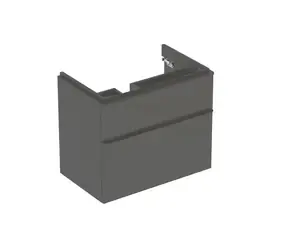 Geberit - Waschtischunterschrank, 73 x 47 x 62 cm, 2 Schubladen, Lava