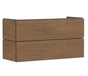 Hansgrohe - Waschtischunterschrank, 62 x 118 x 47 cm, 2 Schubladen, Kaschmireiche