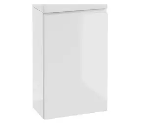 kielle - Waschbeckenunterschrank 40 cm, weiß glänzend