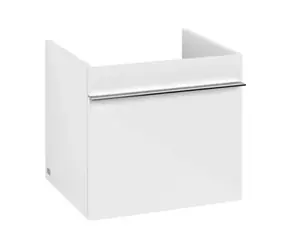 Villeroy & Boch - Waschtischunterschrank 47 x 42 x 43 cm, 1 Schublade, Weiß Hochglanz