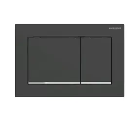 Geberit - Unterputz-Bedienelement, mattschwarz/glänzendchrom