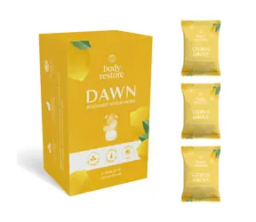Body Restore Dawn Duschtabletten / Duschtabletten / Duftrichtung Citrus Groove / 3 Stück