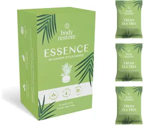 Body Restore Essence Duschtabletten / Duschtabletten / Duft: Grüner Tee / 3 Stück