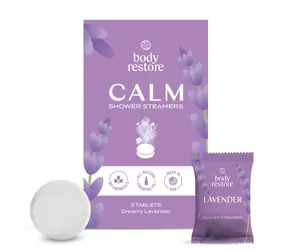 Body Restore Calm Duschtabletten / Lavendelduft / 3 Stück