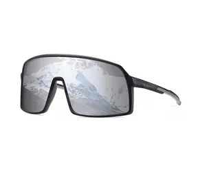 VeyRey Herren polarisierte Sportbrille Usayo schwarz-grau