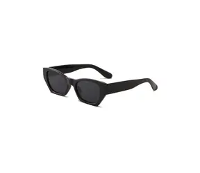 VeyRey Yraya Cat-Eye-Sonnenbrille schwarz