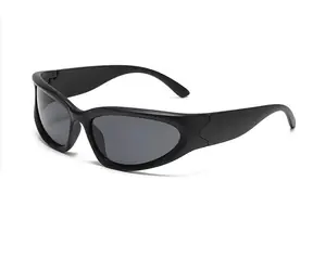 VeyRey Sportsonnenbrille Steampunk Yolzalgil schwarz universal
