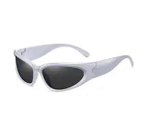 VeyRey Unisex Sonnenbrille Steampunk Telos weiß universal
