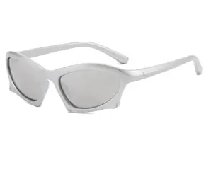 VeyRey Unisex Sonnenbrille Narel Weiß Universal
