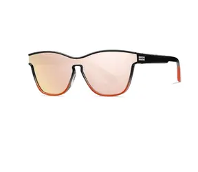 VeyRey Sonnenbrille Orin Polarisiert Halbrahmen Orange Gläser Universal