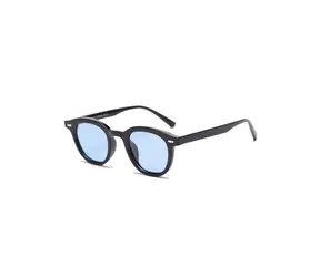 Ovale Sonnenbrille VeyRey - Depp Blue-Gläser