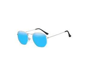VeyRey Polarisierte Sonnenbrille Ovale Hurricane Blue Gläser