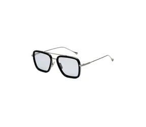 VeyRey quadratische Sonnenbrille Malcolm schwarz