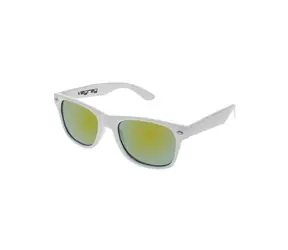 VeyRey Nerd Sonnenbrille Verspiegelte Goldgläser