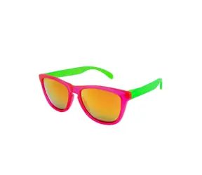VeyRey Sonnenbrille Nerd Cool pink-grün