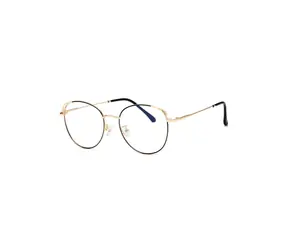 VeyRey Blaulichtfilterbrille Oval Petronell Schwarz-Gold