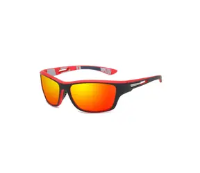VeyRey Herren Polarisierte Sonnenbrille Sport Gustav rot